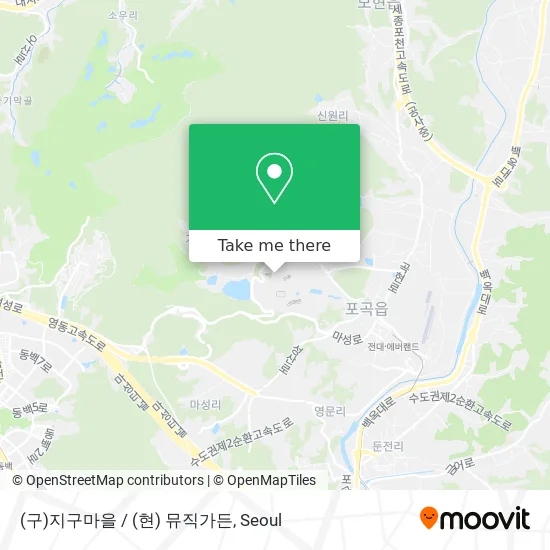(구)지구마을 / (현) 뮤직가든 map