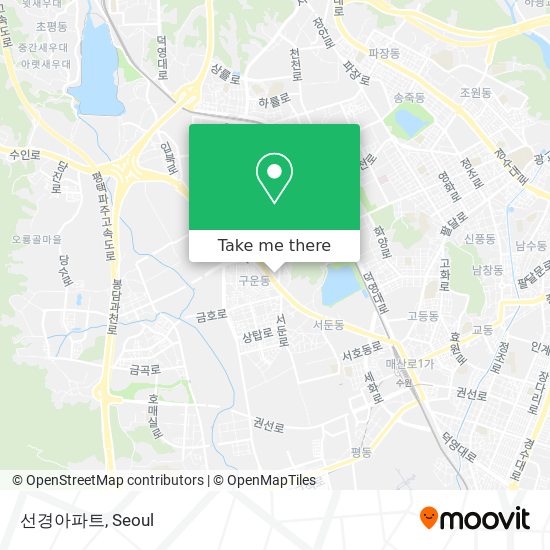 선경아파트 map