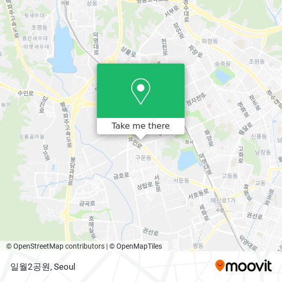 일월2공원 map