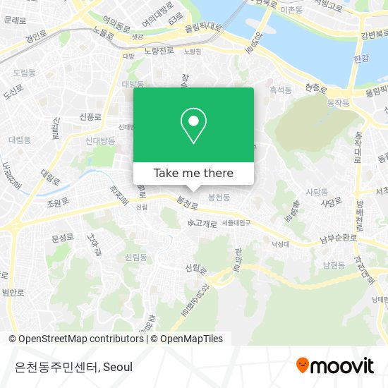 은천동주민센터 map