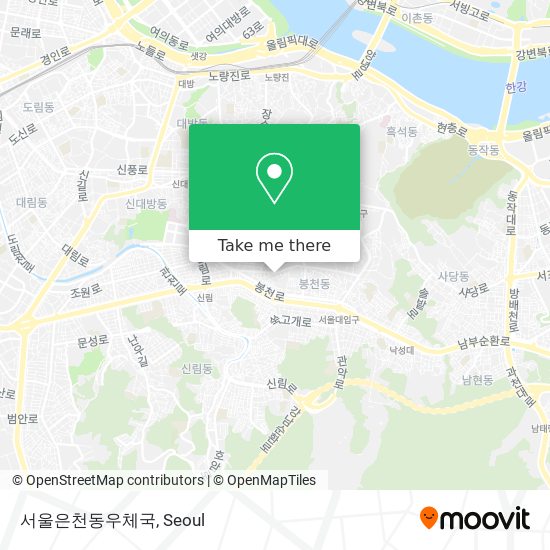 서울은천동우체국 map