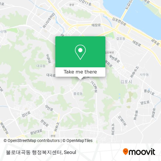 불로대곡동 행정복지센터 map