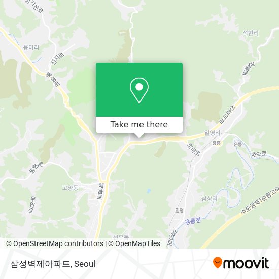 삼성벽제아파트 map