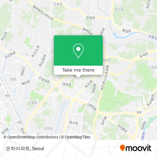 은하아파트 map