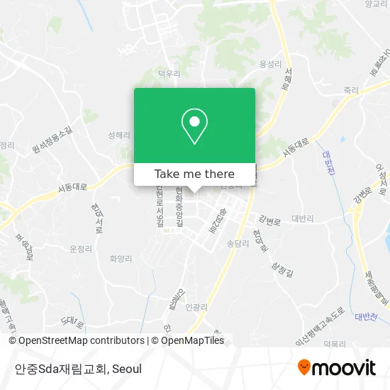 안중Sda재림교회 map