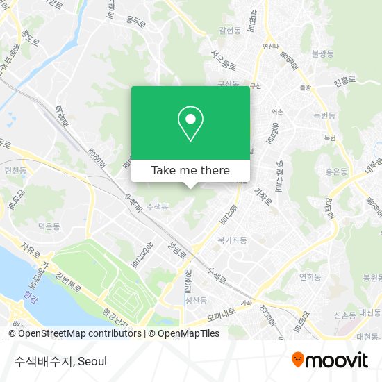 수색배수지 map