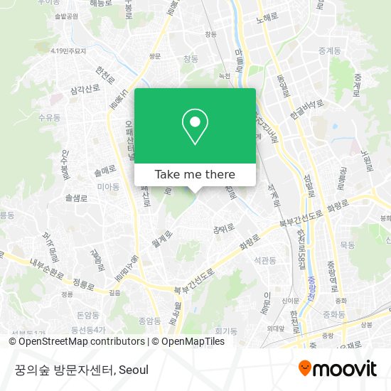 꿍의숲 방문자센터 map