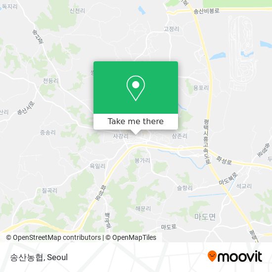 송산농협 map