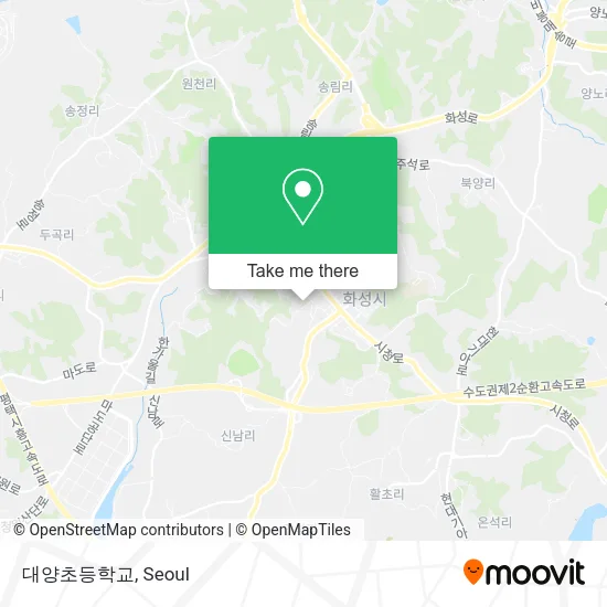 대양초등학교 map