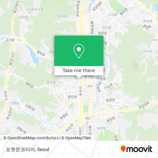 포켓몬코리아 map