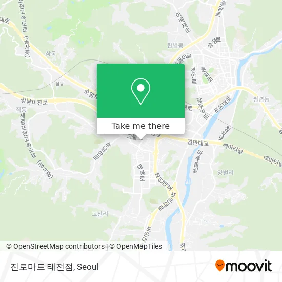 진로마트 태전점 map