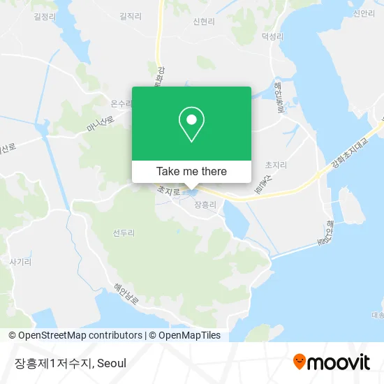 장흥제1저수지 map