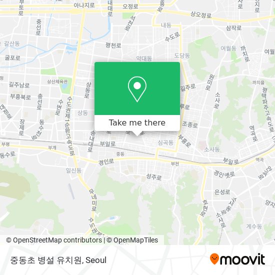 중동초 병설 유치원 map