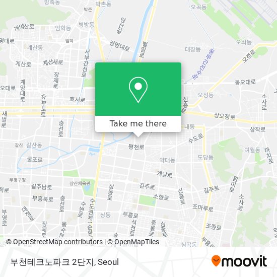 부천테크노파크 2단지 map