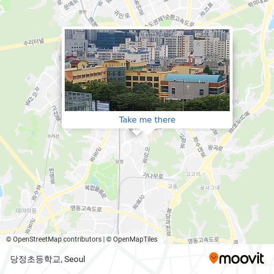 당정초등학교 map