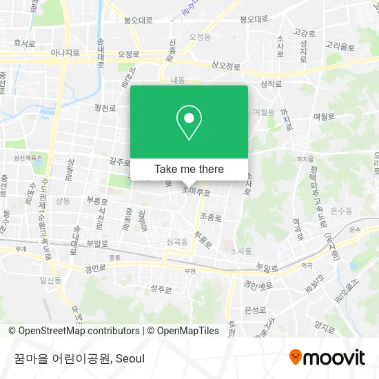꿈마을 어린이공원 map