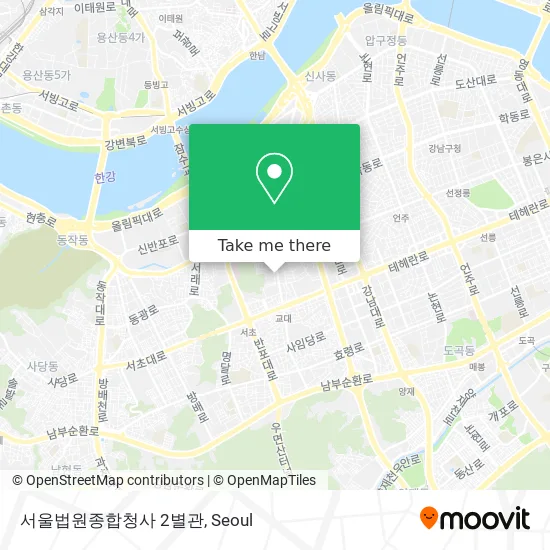 서울법원종합청사 2별관 map