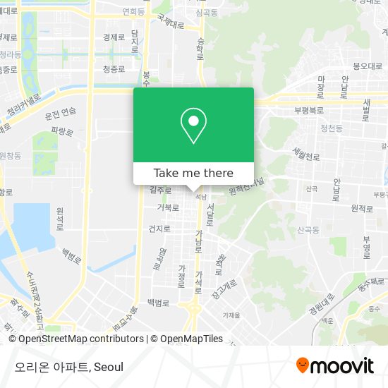 오리온 아파트 map