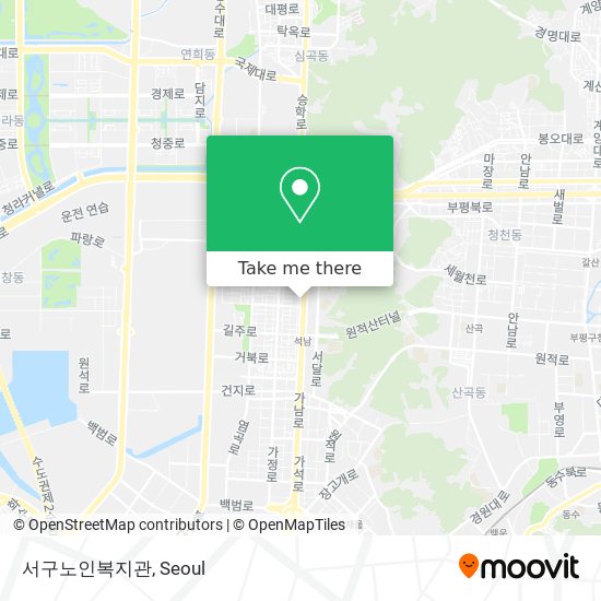 서구노인복지관 map