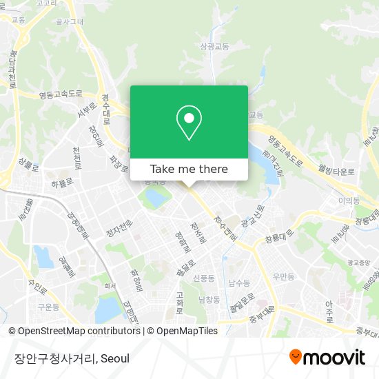 장안구청사거리 map