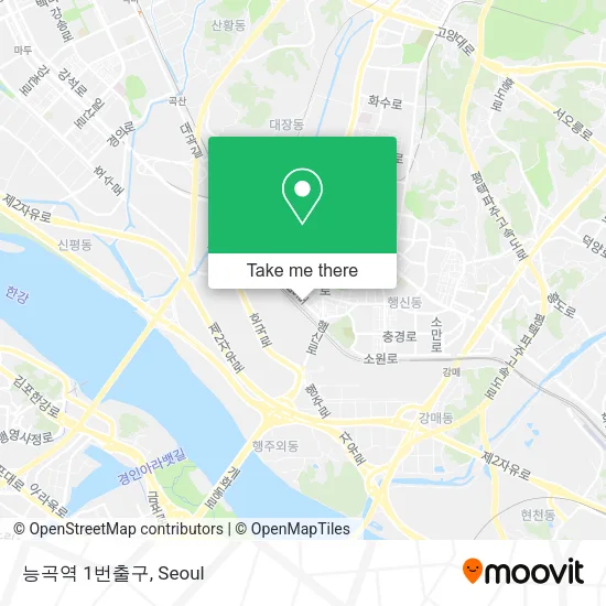 능곡역 1번출구 map