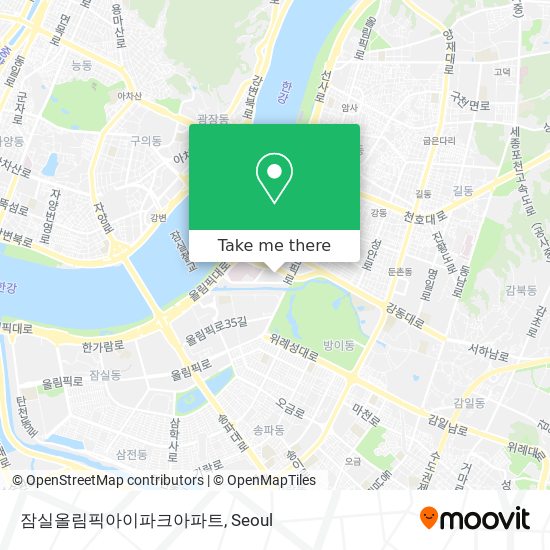 잠실올림픽아이파크아파트 map