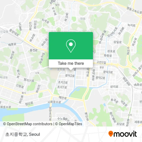 초지중학교 map