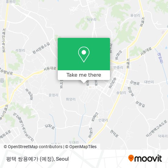 평택 쌍용예가 (예정) map