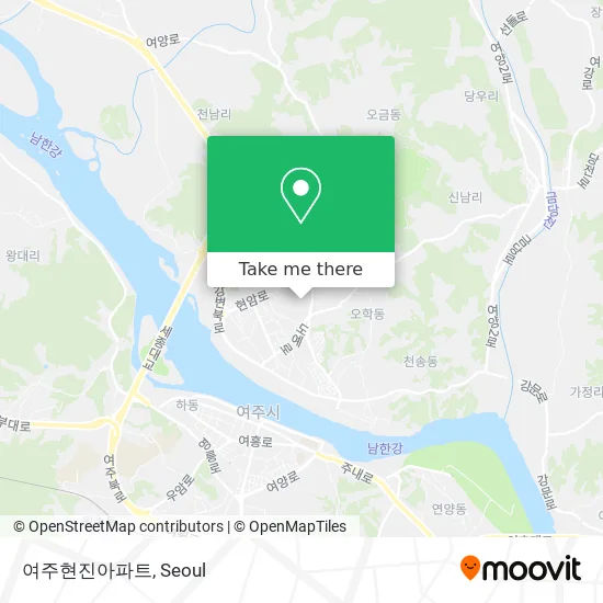 여주현진아파트 map