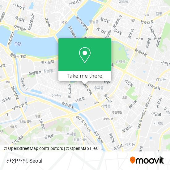 산왕반점 map