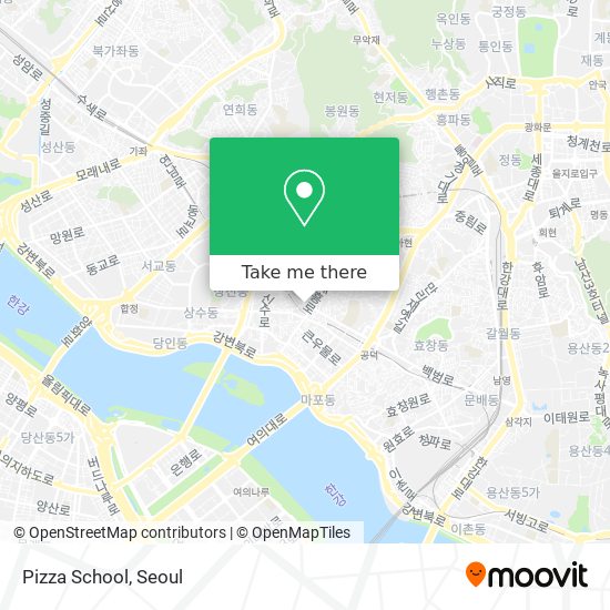 Pizza School map