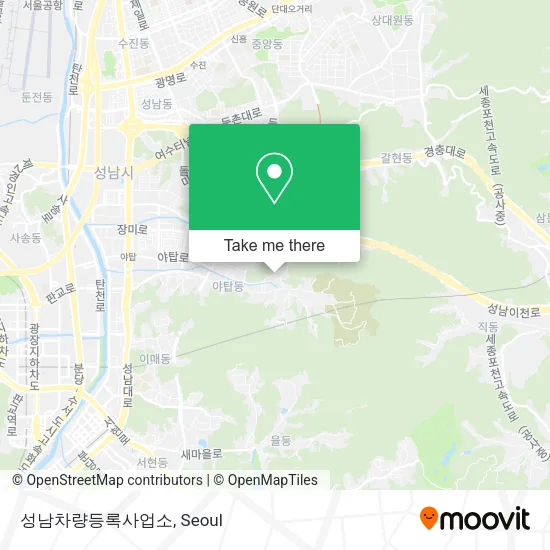 성남차량등록사업소 map