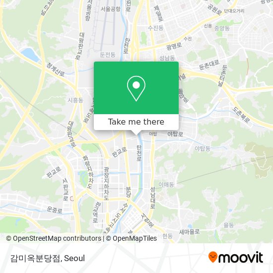 감미옥분당점 map