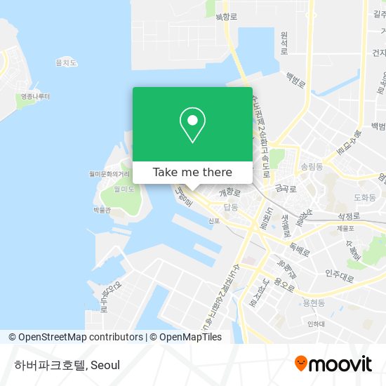 하버파크호텔 map