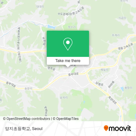 양지초등학교 map