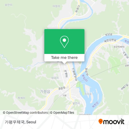 가평우체국 map