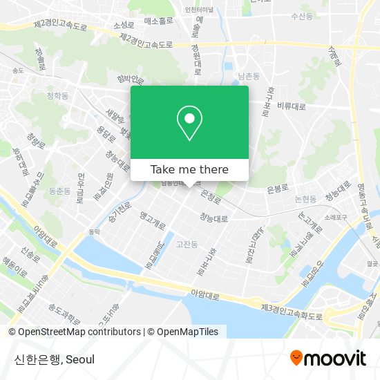 신한은행 map