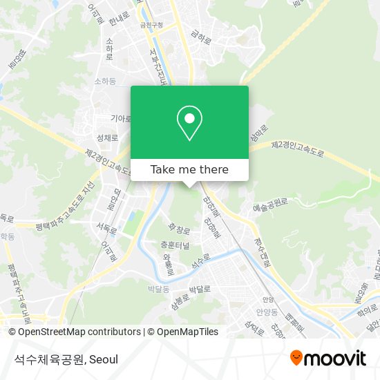 석수체육공원 map