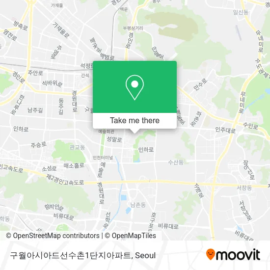 구월아시아드선수촌1단지아파트 map