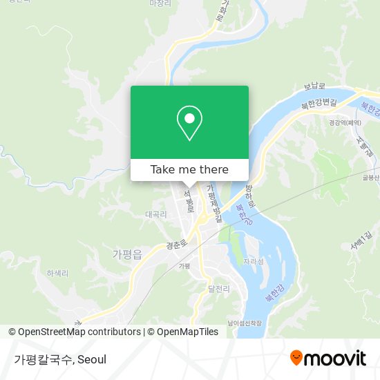 가평칼국수 map