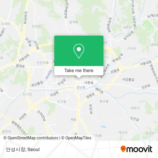 안성시장 map