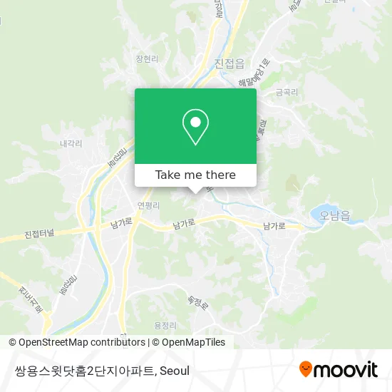 쌍용스윗닷홈2단지아파트 map