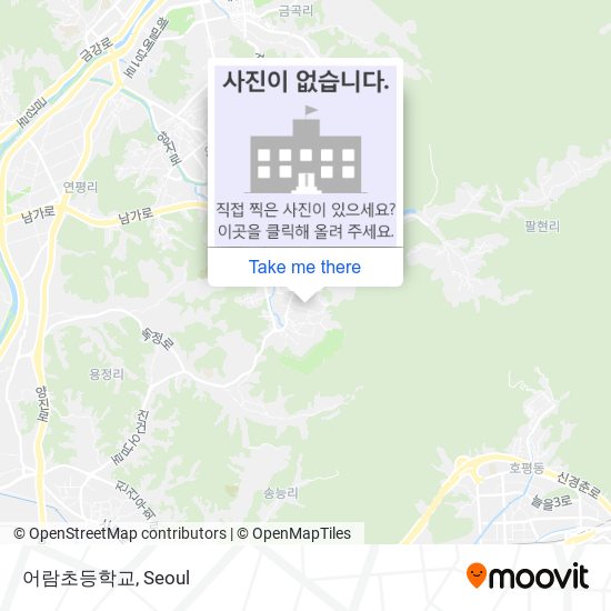 어람초등학교 map