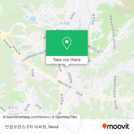 인정프린스 2차 아파트 map