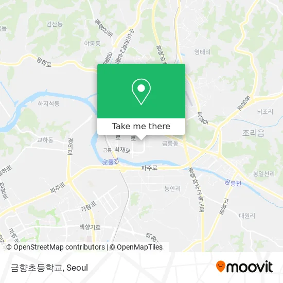 금향초등학교 map