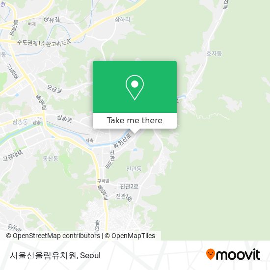 서울산울림유치원 map