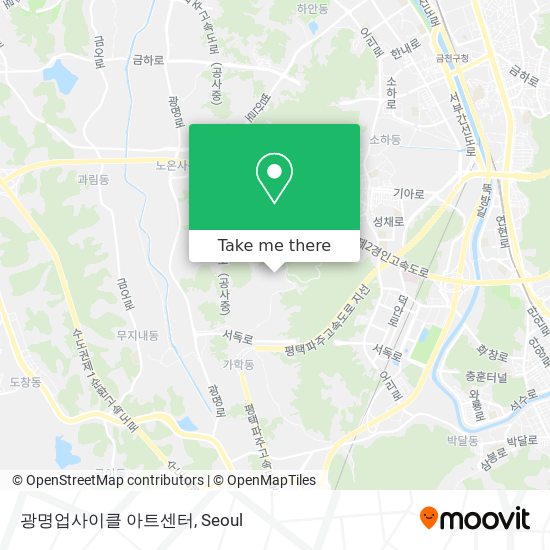 광명업사이클 아트센터 map