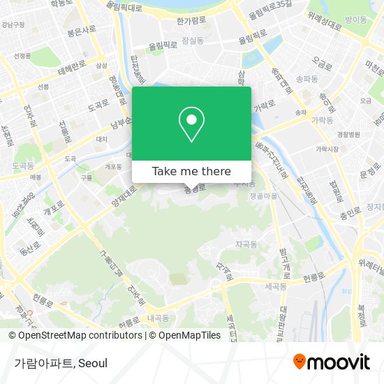 가람아파트 map