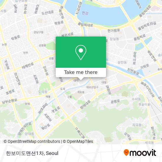 한보미도맨션1차 map