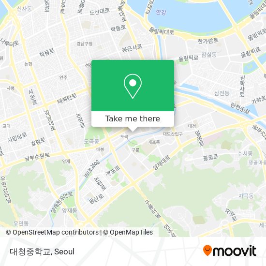 대청중학교 map